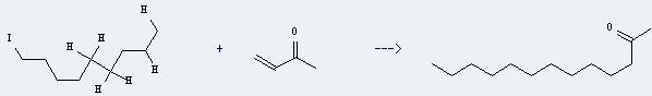 2-Tridecanone can be prepared by but-3-en-2-one and 1-iodo-nonane
